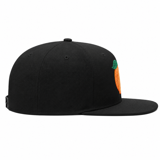 Green cap with a black bear logo on a white background