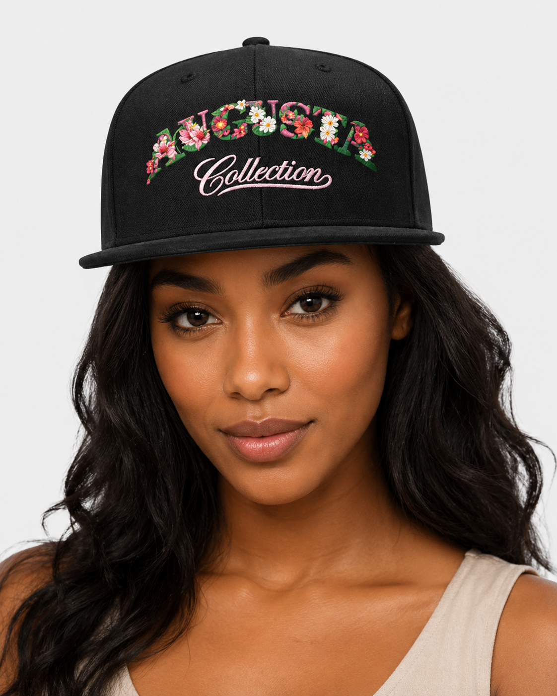 Augusta Collection Azalea Floral Snapback Hat