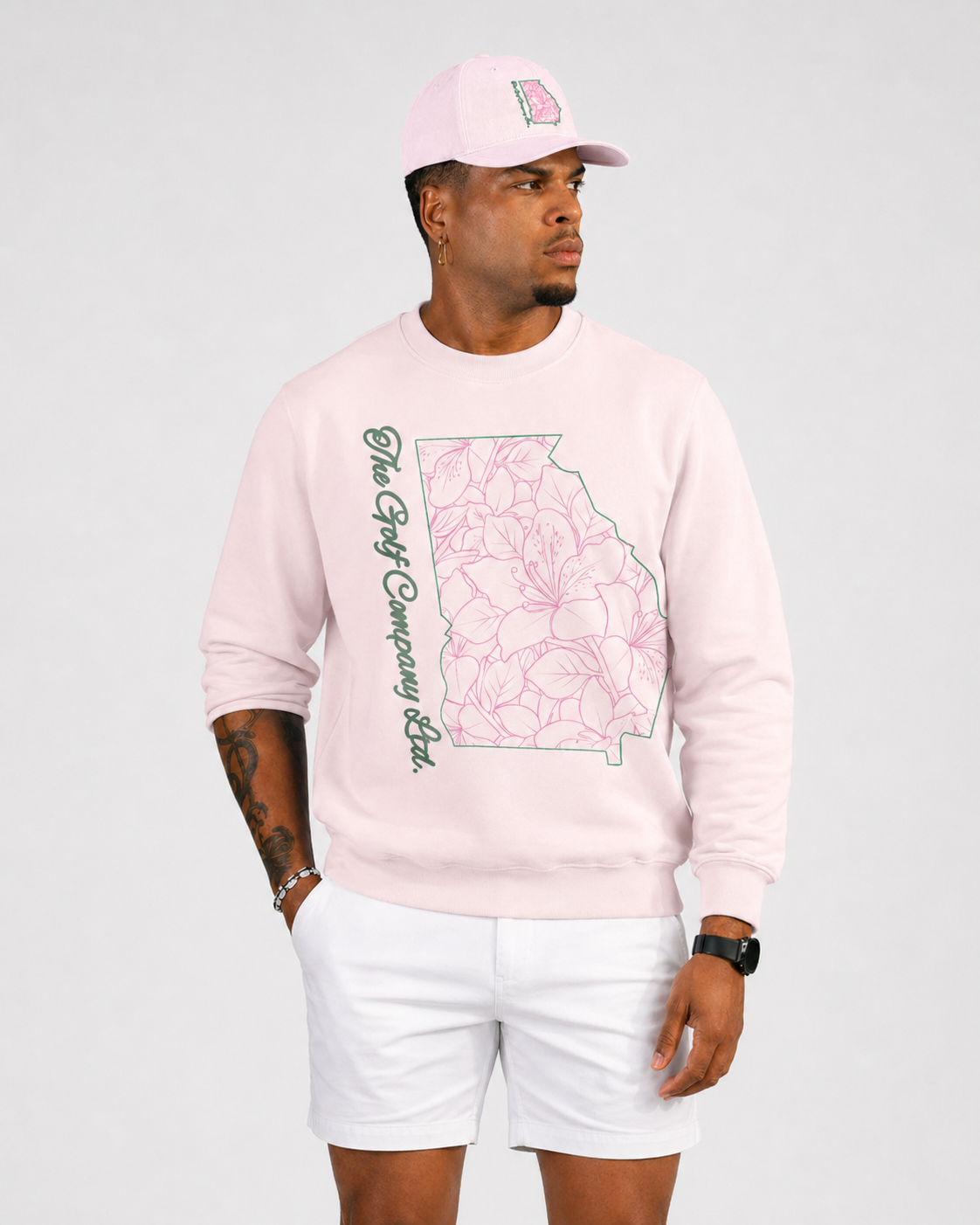 Georgia Azalea Floral Crewneck