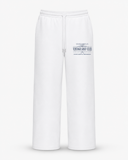 White Vintage Golf Club Weathered Sweatpants front product image
