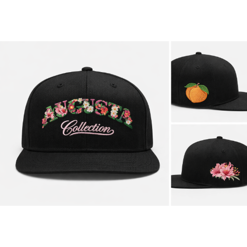 Augusta Collection Azalea Floral Snapback Hat