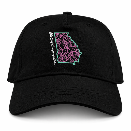Augusta Collection Georgia Golf Dad Cap