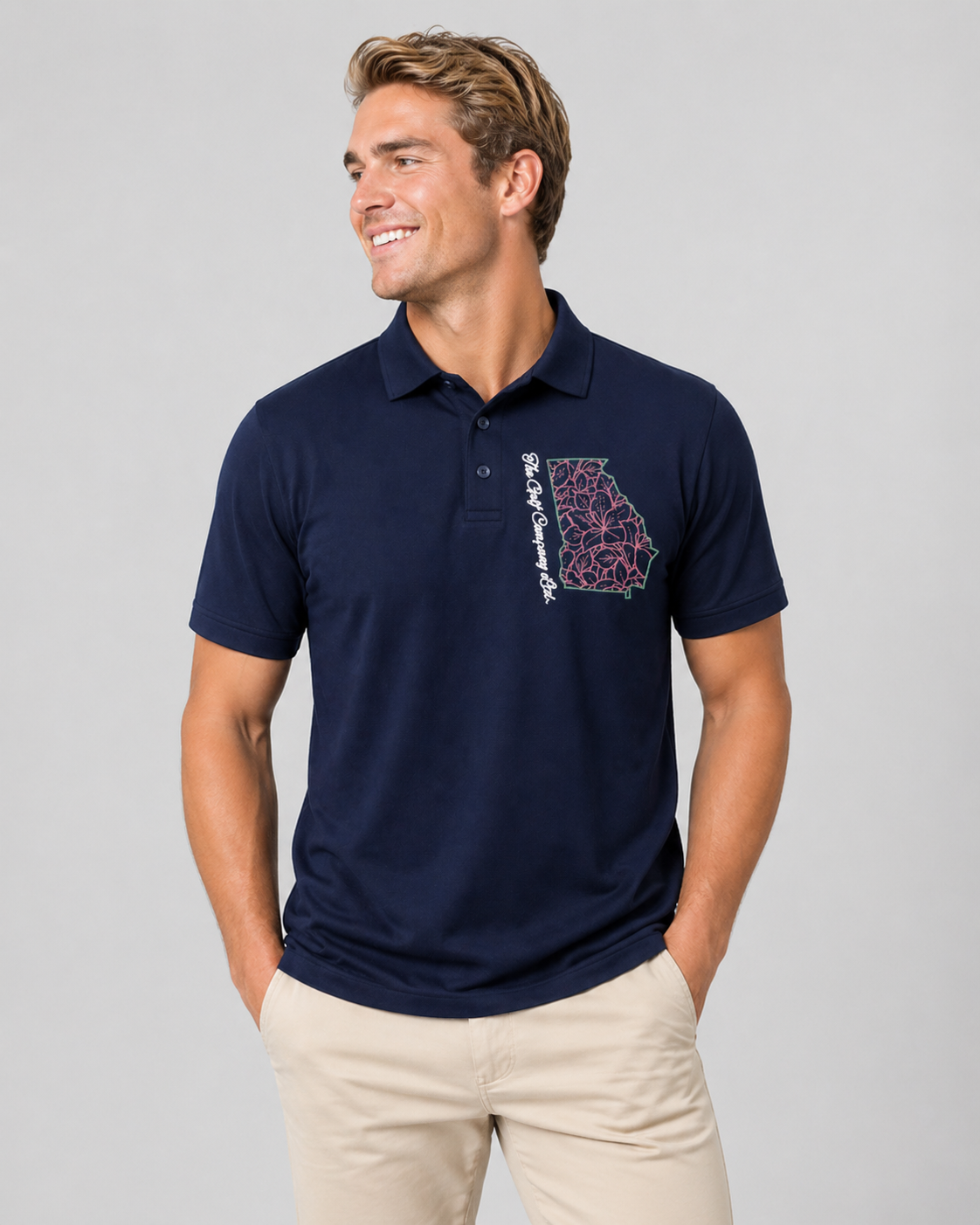 Augusta Collection Georgia Golf Pima Cotton Polo