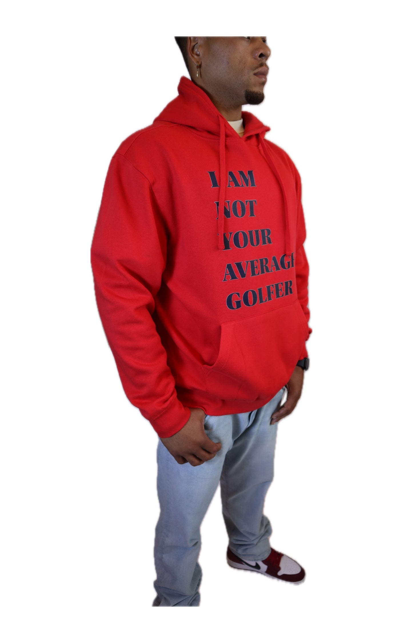 The “I AM NOT YOUR AVERAGE GOLFER” Premium Hoodie
