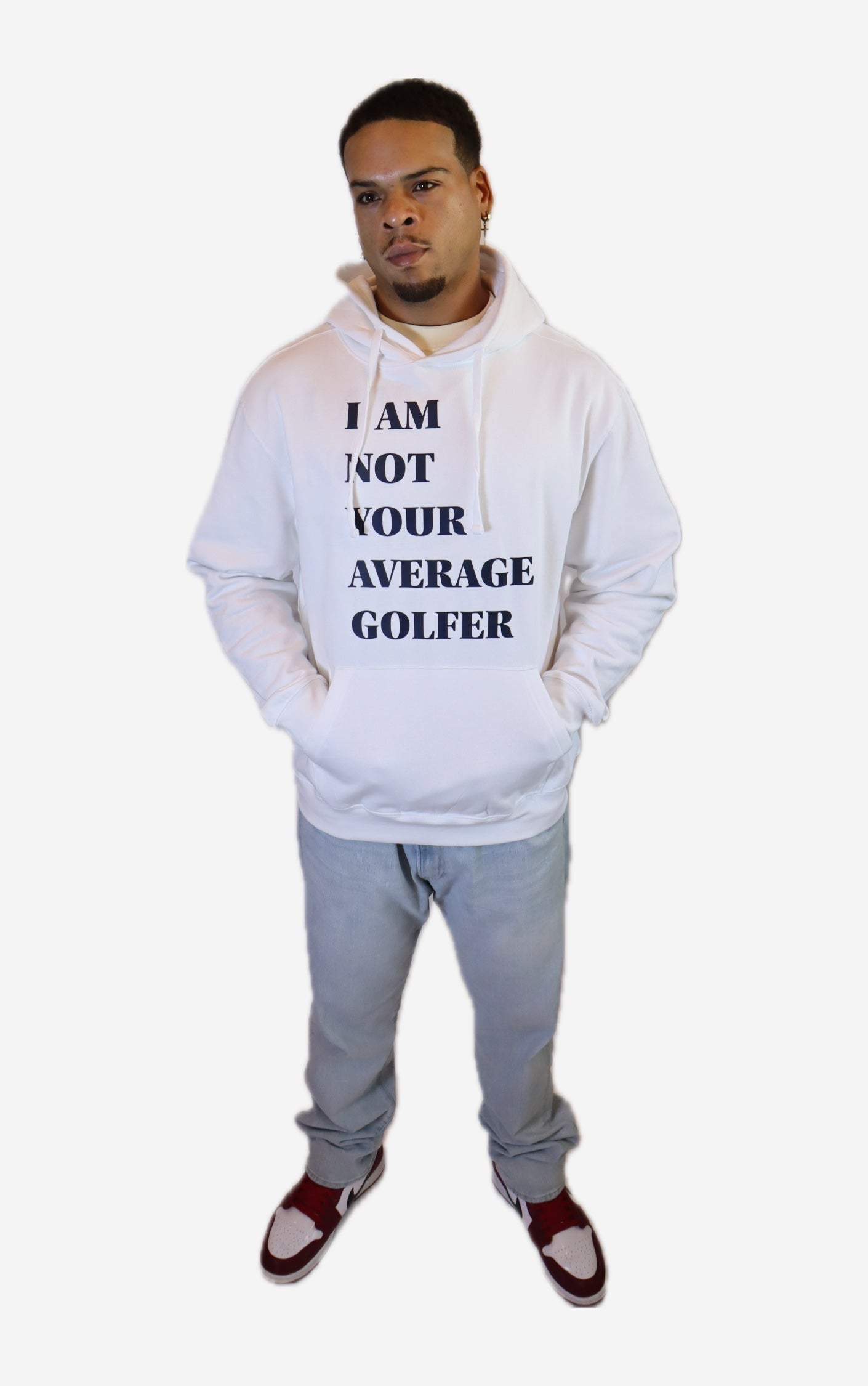 The “I AM NOT YOUR AVERAGE GOLFER” Premium Hoodie