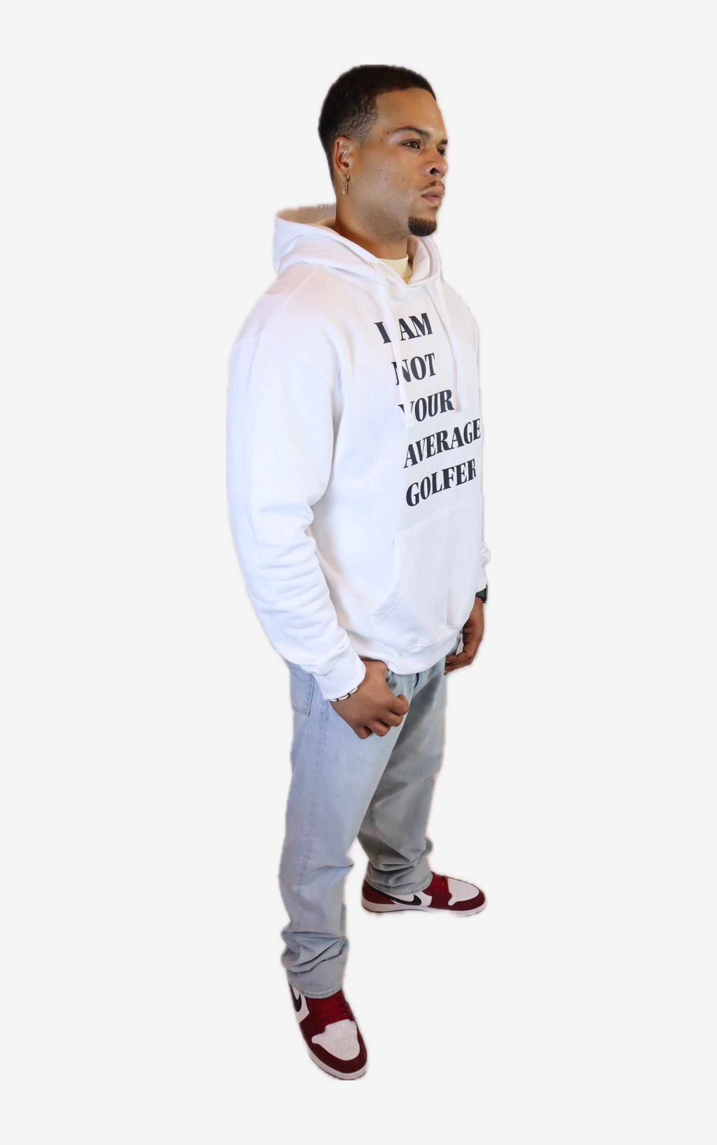 The “I AM NOT YOUR AVERAGE GOLFER” Premium Hoodie