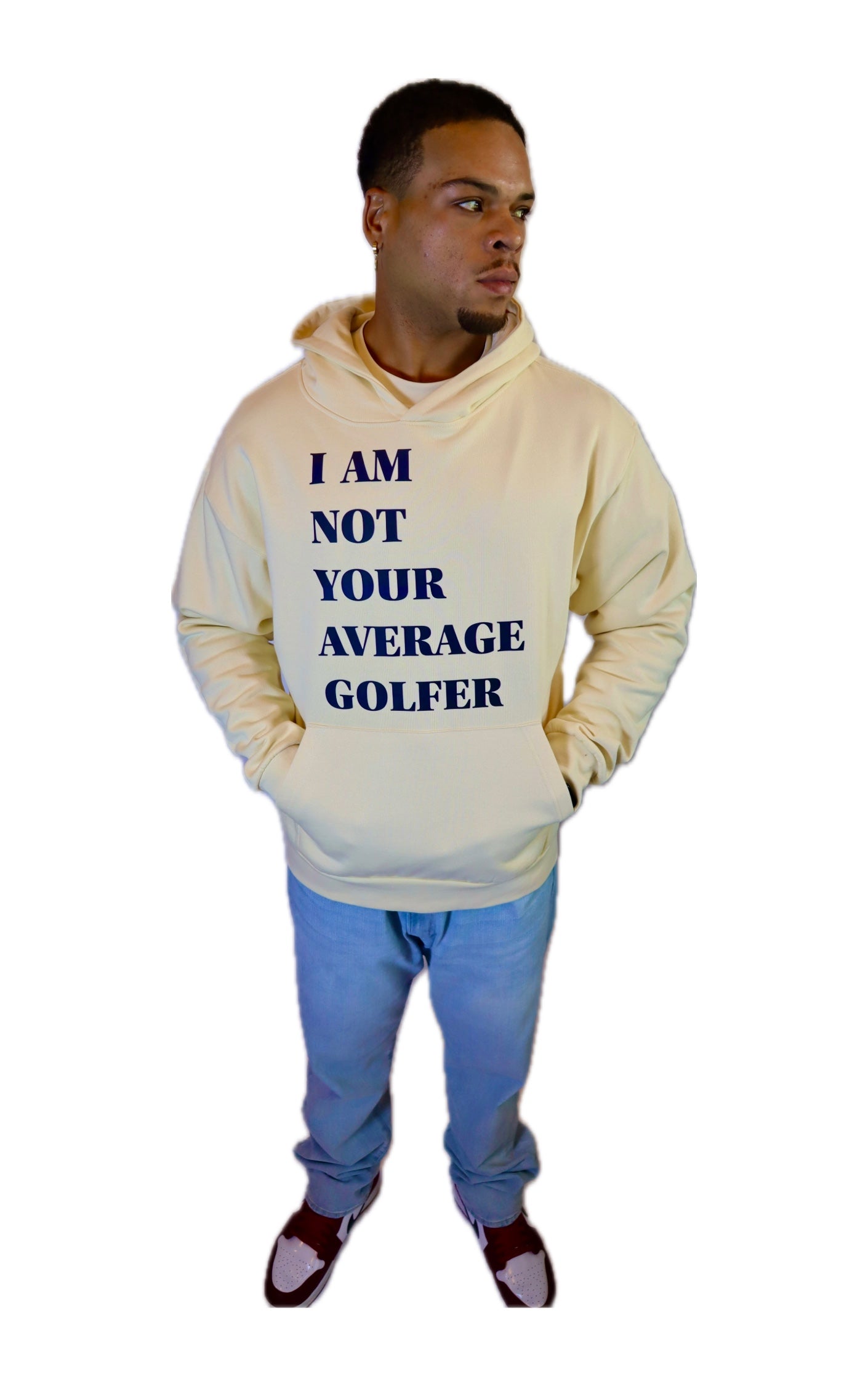 The “I AM NOT YOUR AVERAGE GOLFER” Premium Hoodie