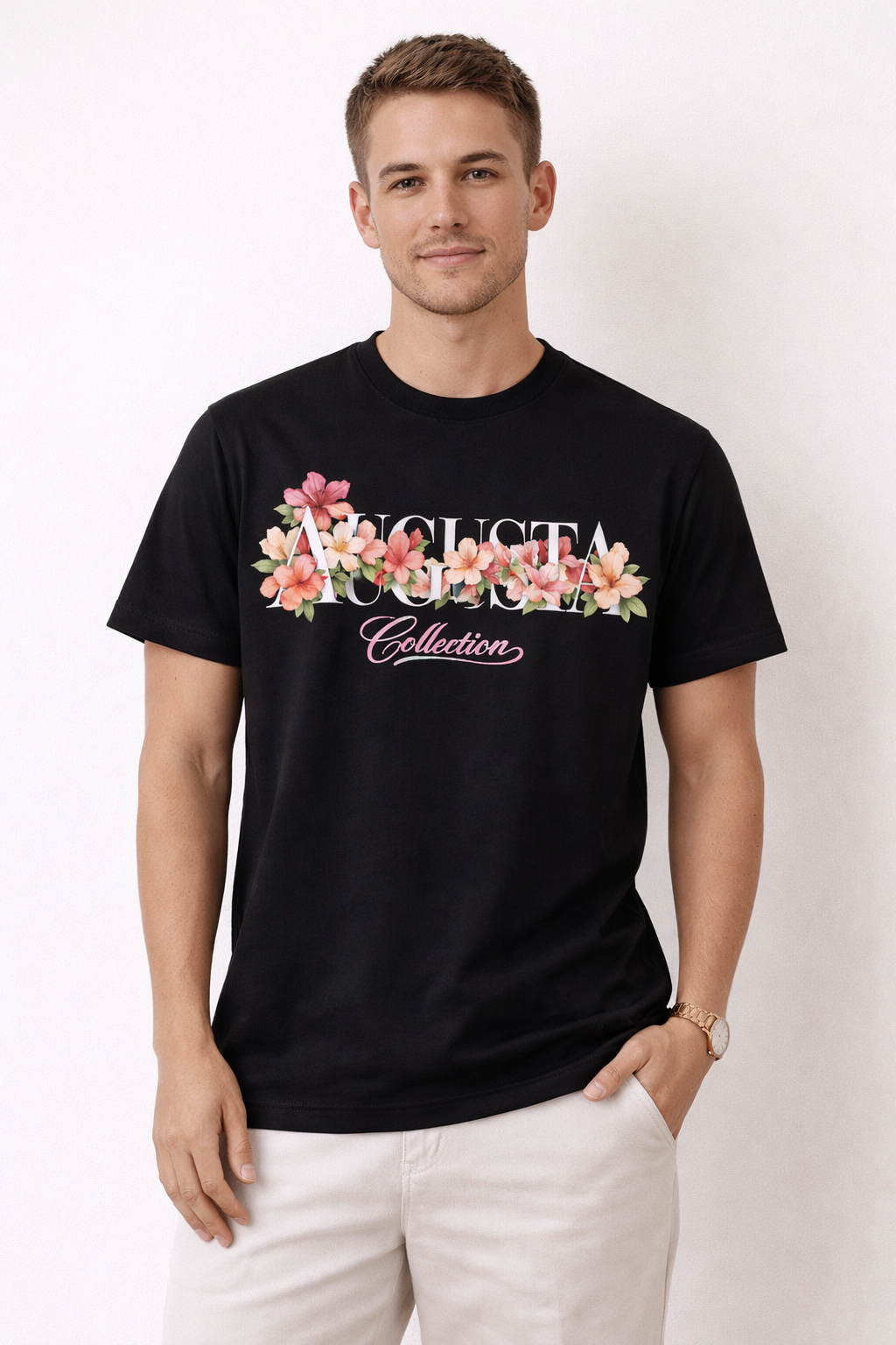 Augusta Collection Azalea Floral Tee