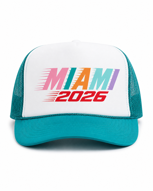 Miami 2026 Trucker Hat | Race Weekend Edition