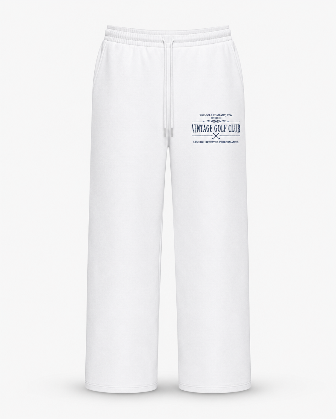 White Vintage Golf Club Weathered Sweatpants front product image