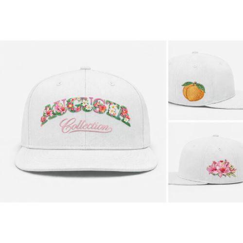 Augusta Collection Azalea Floral Snapback Hat