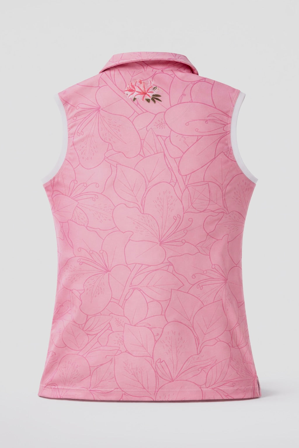 Augusta Collection Women’s Azalea Floral Sleeveless Quarter-Zip
